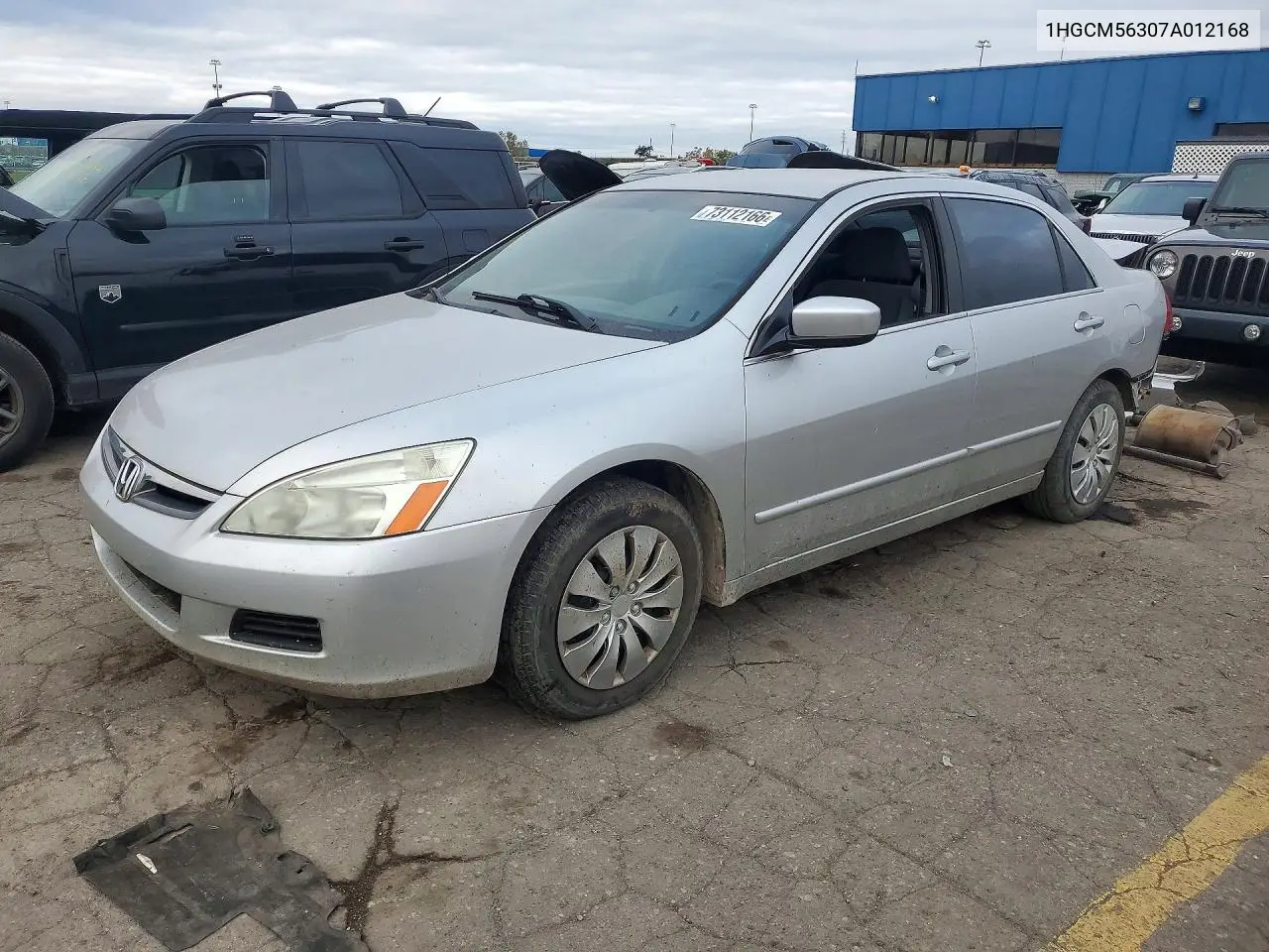 HONDA ACCORD 2007, VIN 1HGCM56307A012168