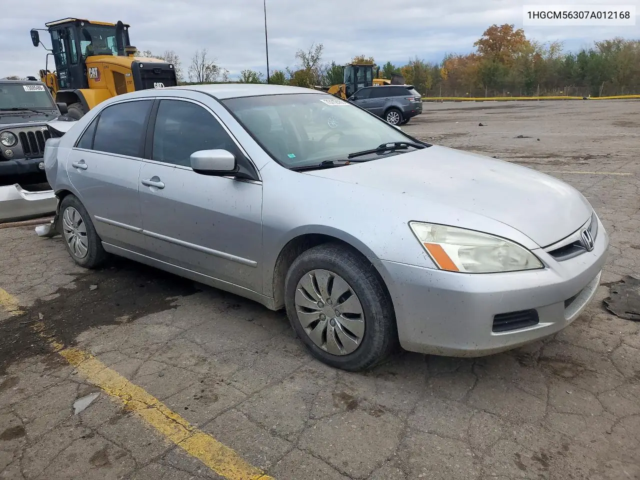 2007 HONDA ACCORD VIN 1HGCM56307A012168 — фото 4