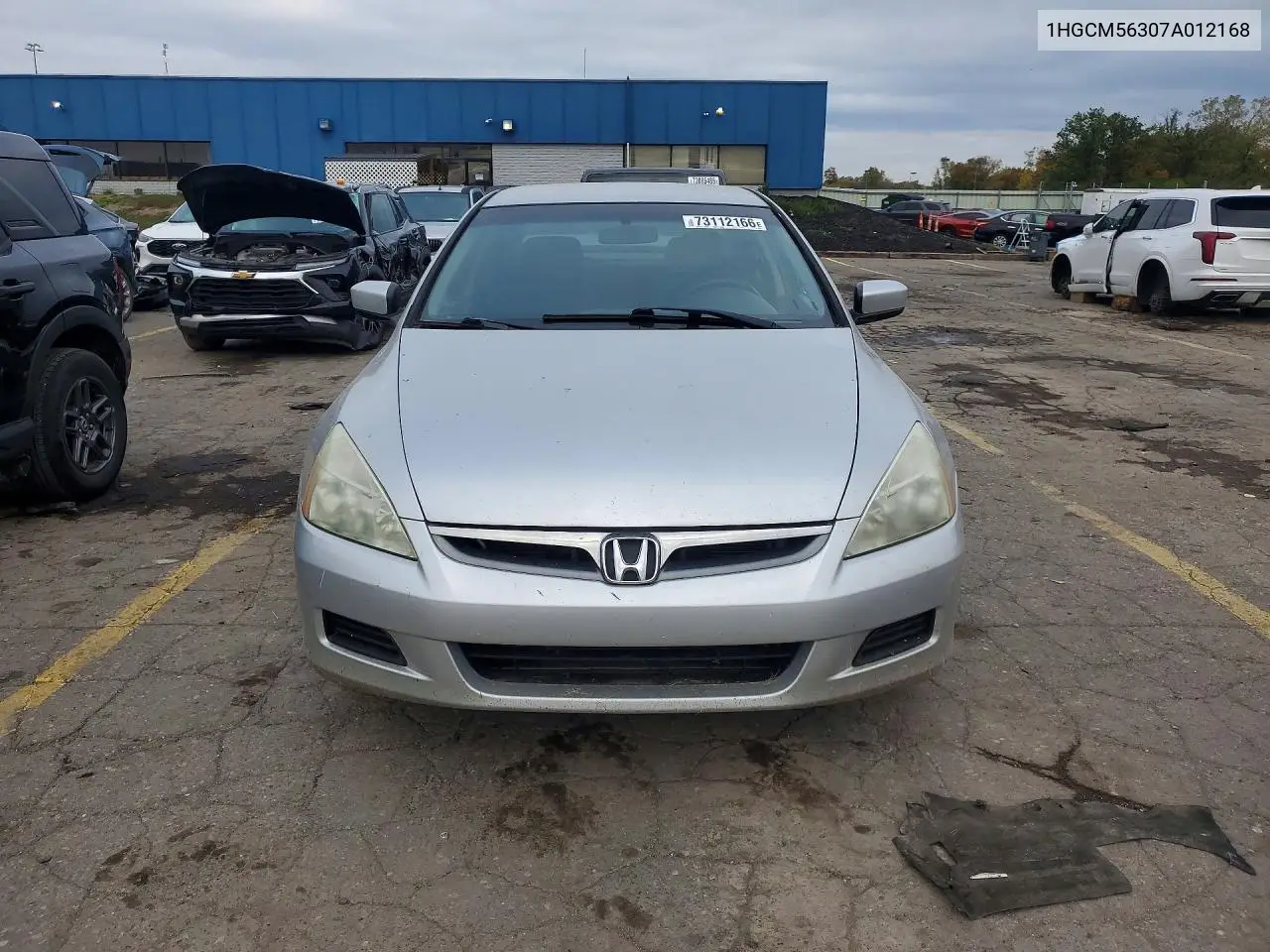 2007 HONDA ACCORD VIN 1HGCM56307A012168 — фото 5