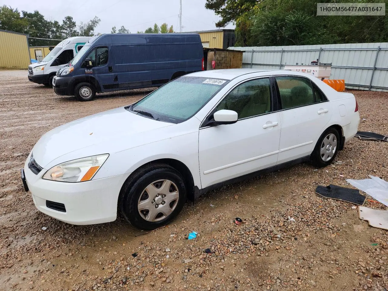 HONDA ACCORD 2007, VIN 1HGCM56477A031647