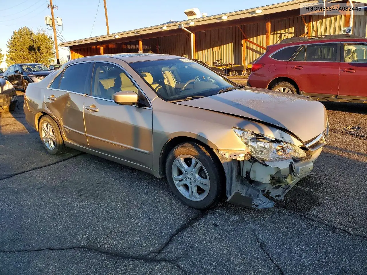 2007 HONDA ACCORD VIN 1HGCM56847A082445 — фото 4