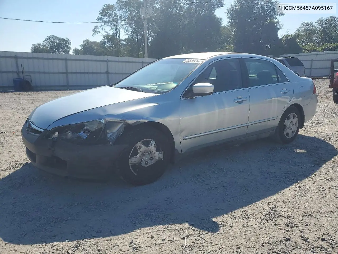 HONDA ACCORD 2007, VIN 1HGCM56457A095167