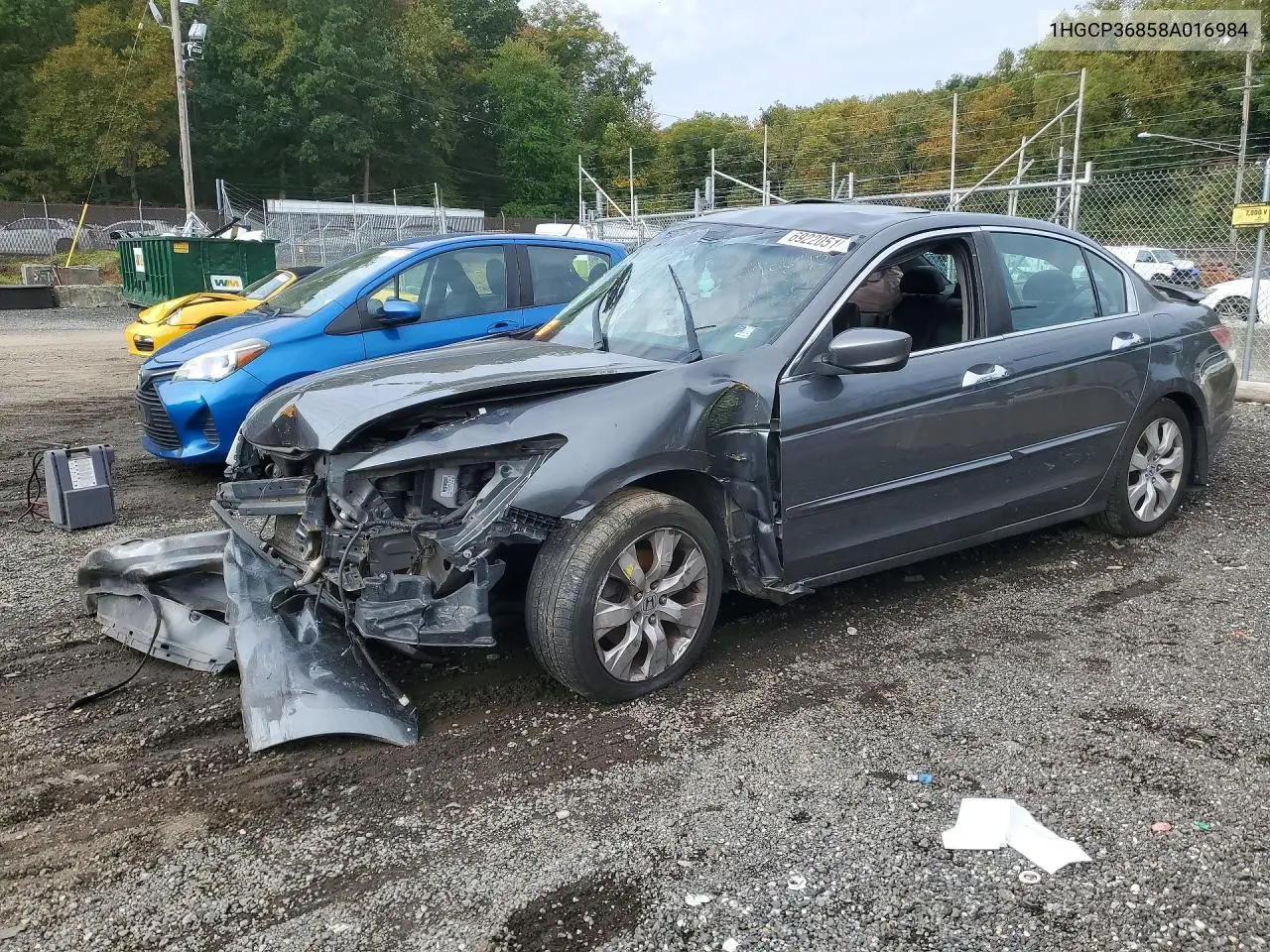 HONDA ACCORD 2008, VIN 1HGCP36858A016984