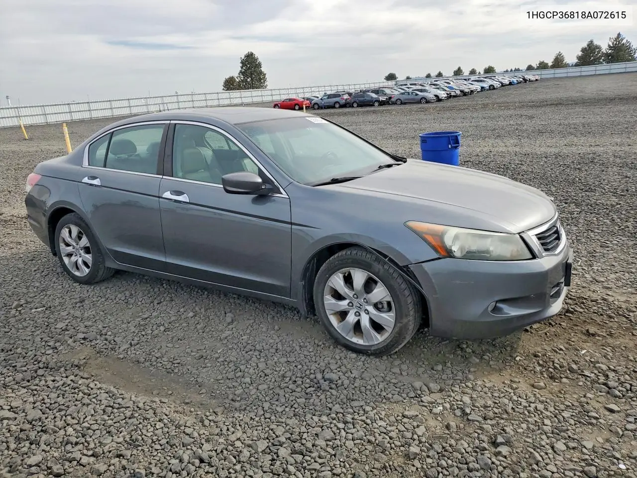 2008 HONDA ACCORD VIN 1HGCP36818A072615 — фото 4