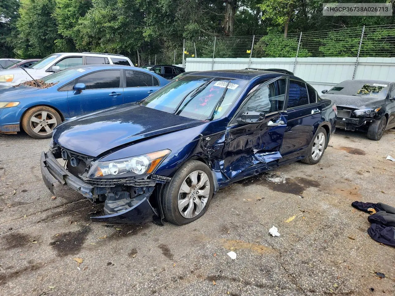 HONDA ACCORD 2008, VIN 1HGCP36738A026713