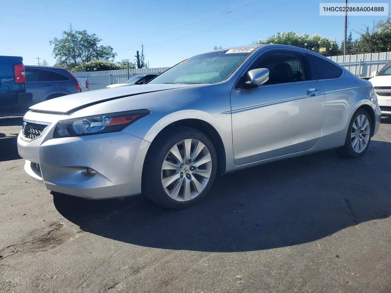 HONDA ACCORD 2008, VIN 1HGCS22868A004888