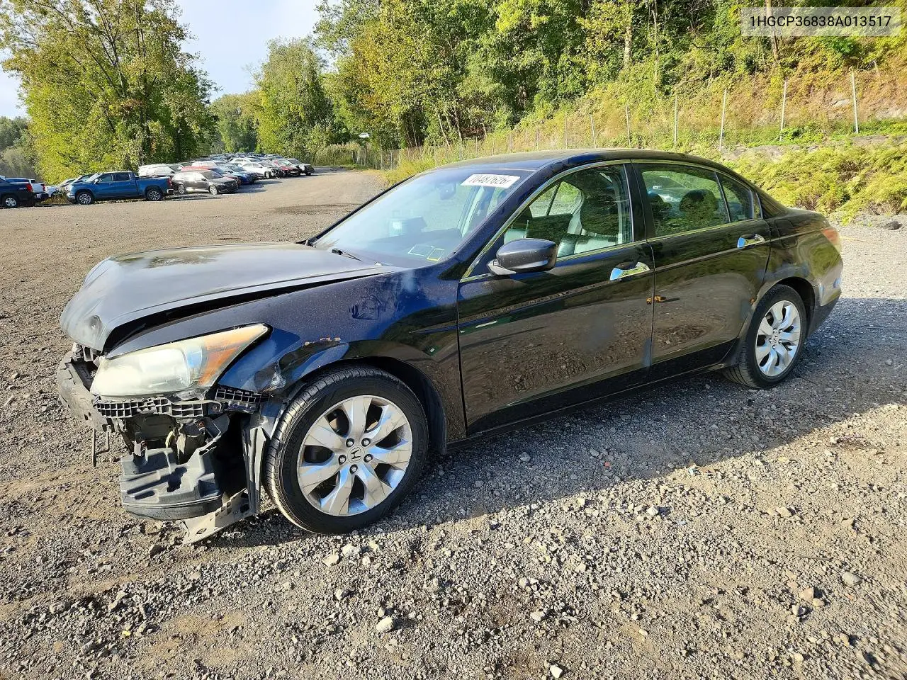 HONDA ACCORD 2008, VIN 1HGCP36838A013517