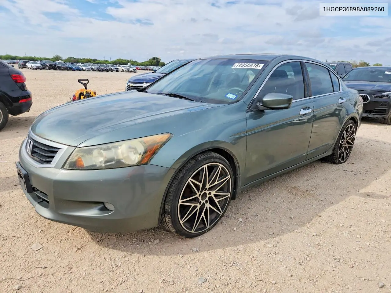 HONDA ACCORD 2008, VIN 1HGCP36898A089260