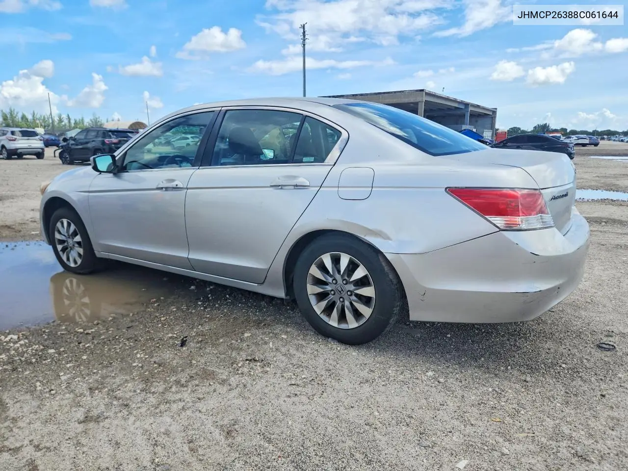 2008 HONDA ACCORD VIN JHMCP26388C061644 — фото 2