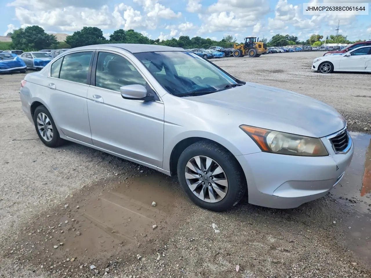 2008 HONDA ACCORD VIN JHMCP26388C061644 — фото 4