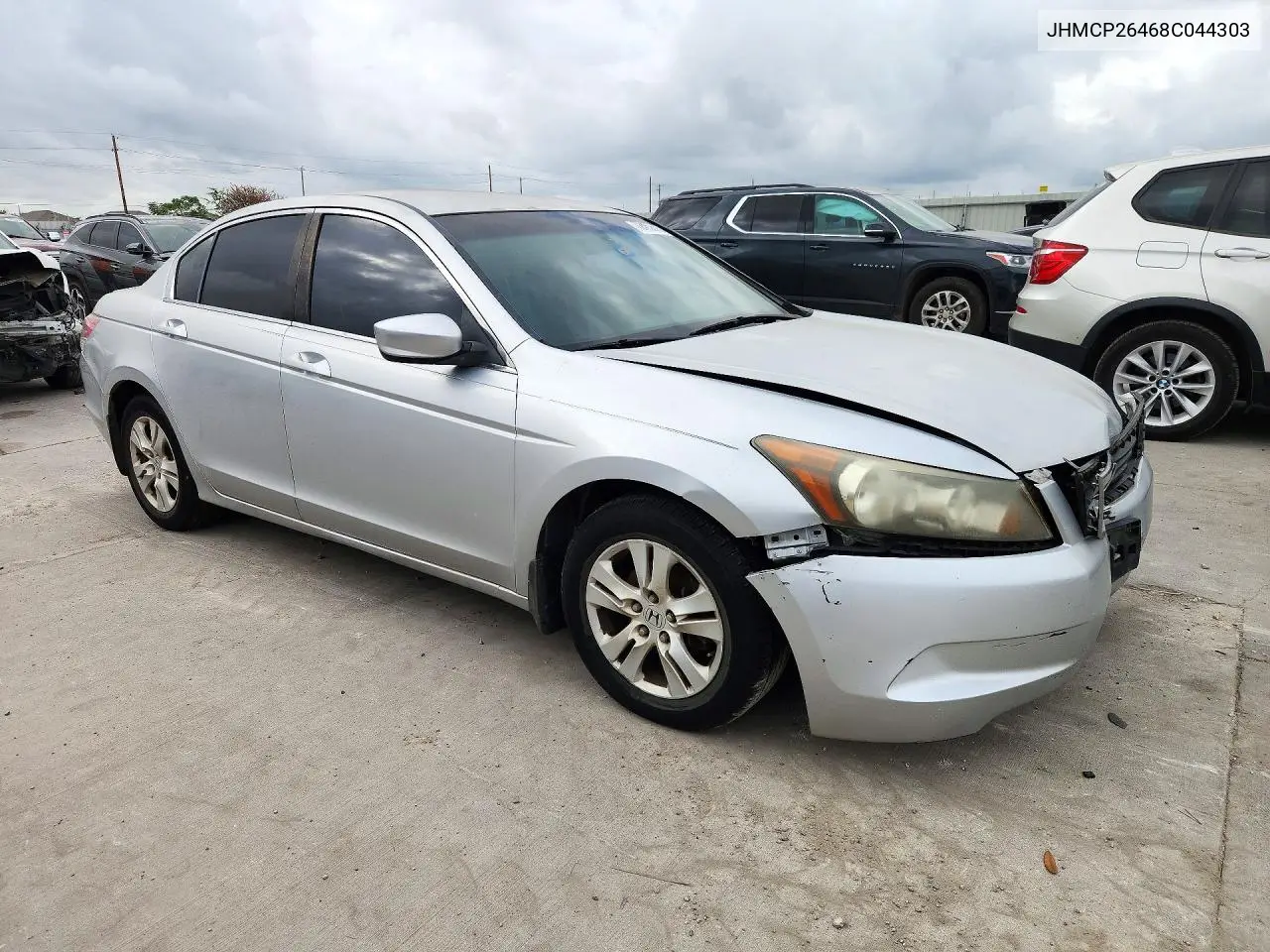 2008 HONDA ACCORD VIN JHMCP26468C044303 — фото 4
