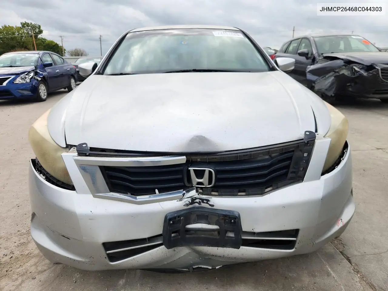 2008 HONDA ACCORD VIN JHMCP26468C044303 — фото 5
