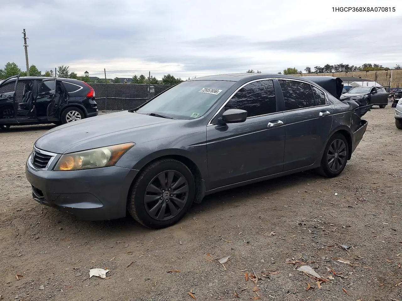HONDA ACCORD 2008, VIN 1HGCP368X8A070815