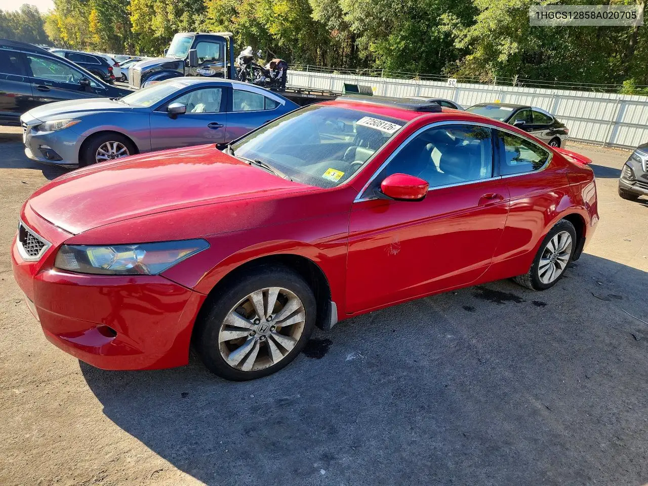 HONDA ACCORD 2008, VIN 1HGCS12858A020705