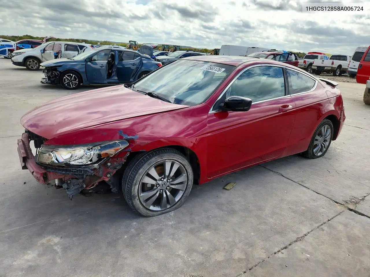 HONDA ACCORD 2008, VIN 1HGCS12858A006724