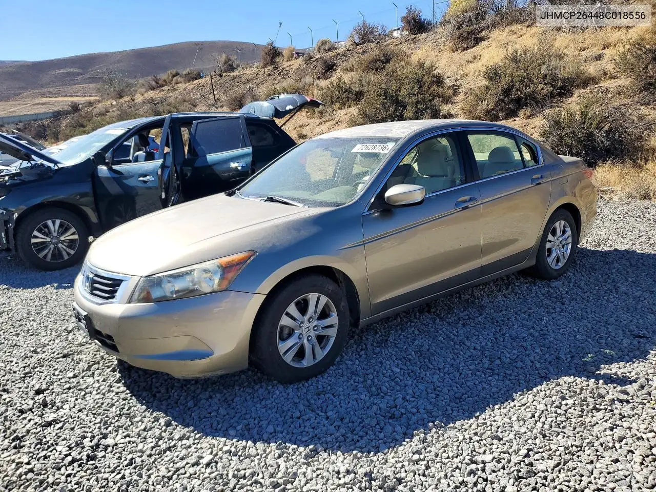 HONDA ACCORD 2008, VIN JHMCP26448C018556