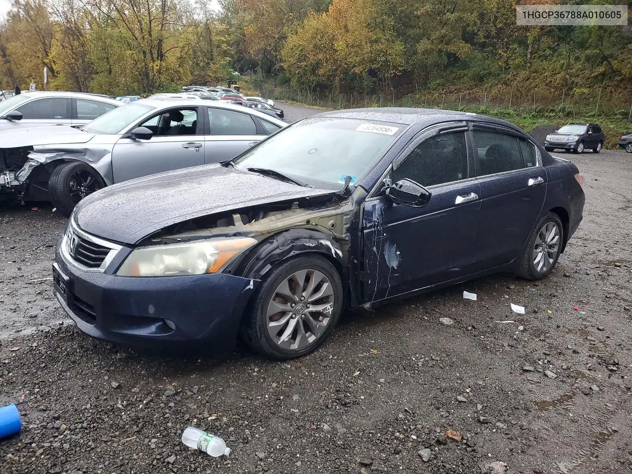 HONDA ACCORD 2008, VIN 1HGCP36788A010605