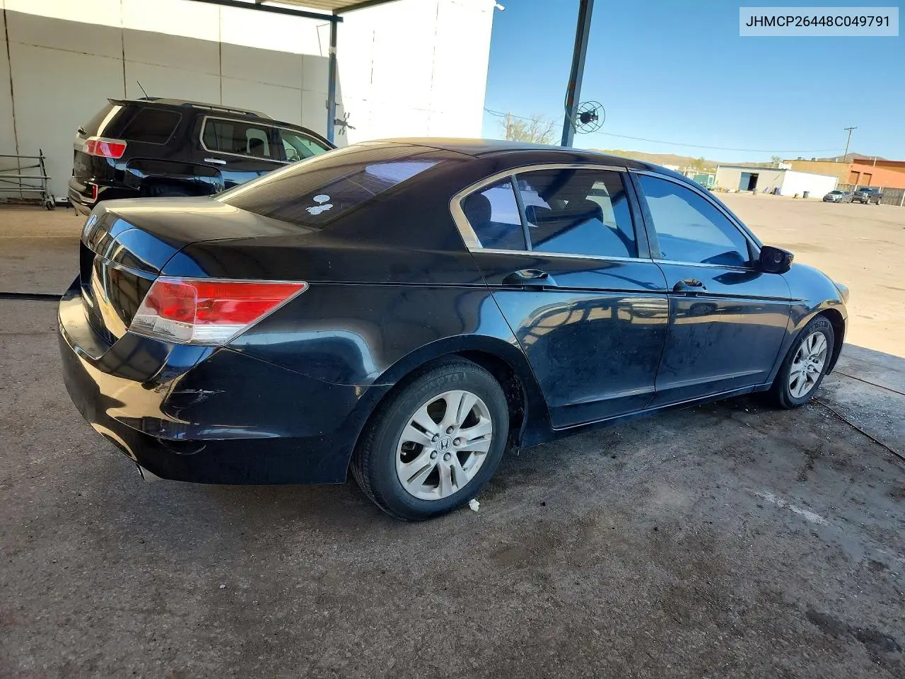 2008 HONDA ACCORD VIN JHMCP26448C049791 — фото 3