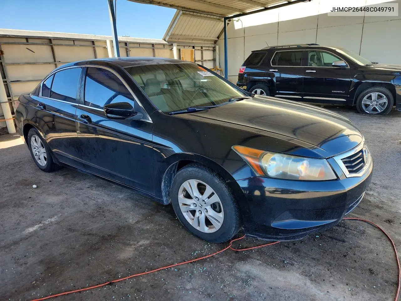 2008 HONDA ACCORD VIN JHMCP26448C049791 — фото 4