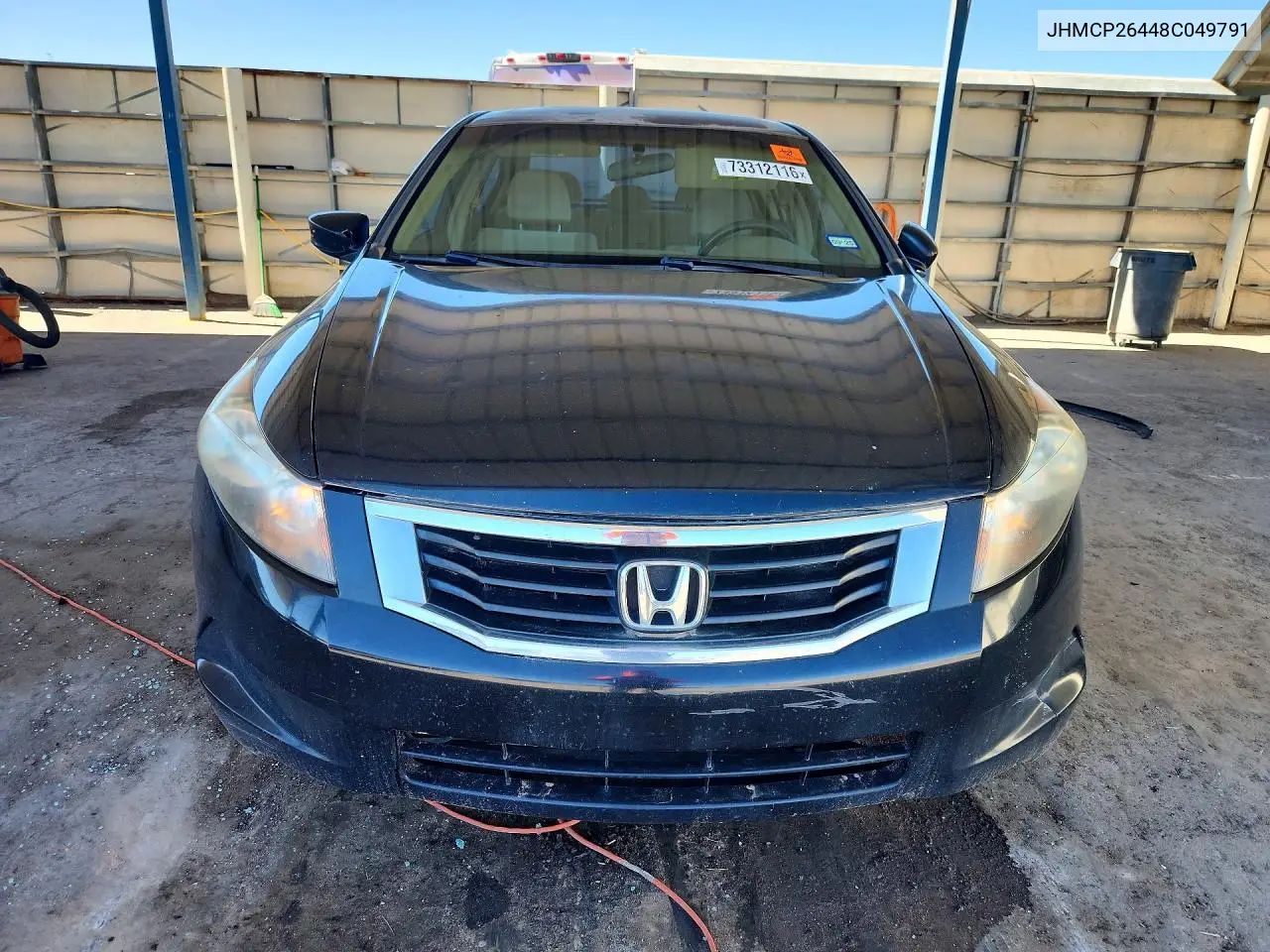 2008 HONDA ACCORD VIN JHMCP26448C049791 — фото 5
