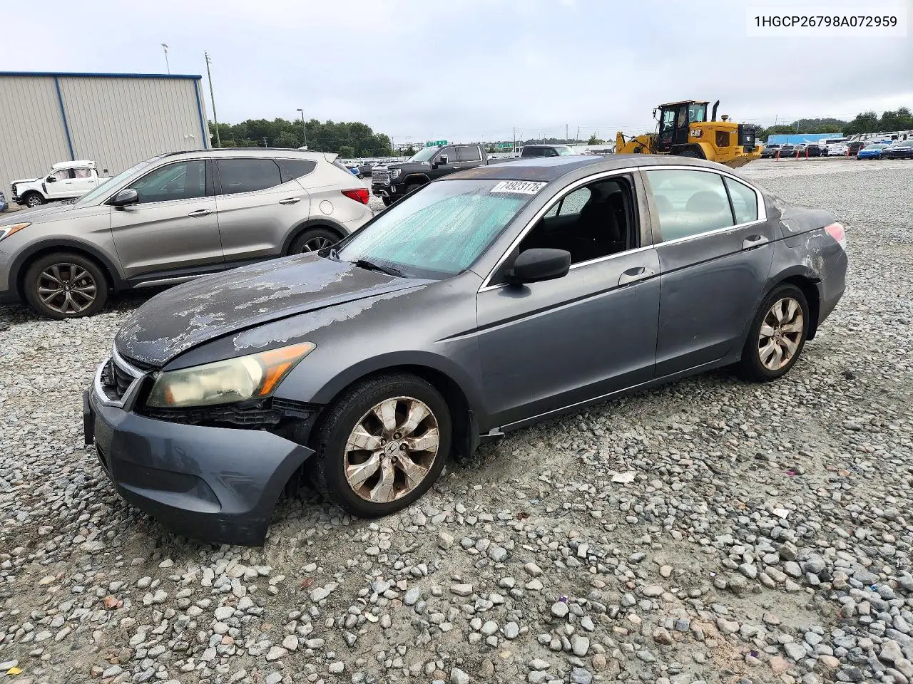 HONDA ACCORD 2008, VIN 1HGCP26798A072959