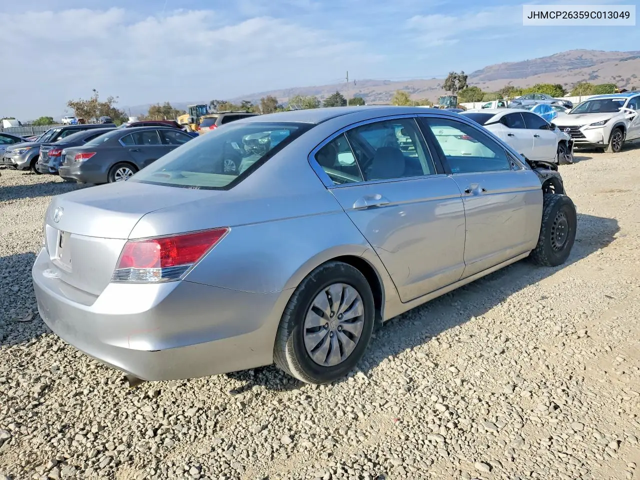 2009 HONDA ACCORD VIN JHMCP26359C013049 — фото 3