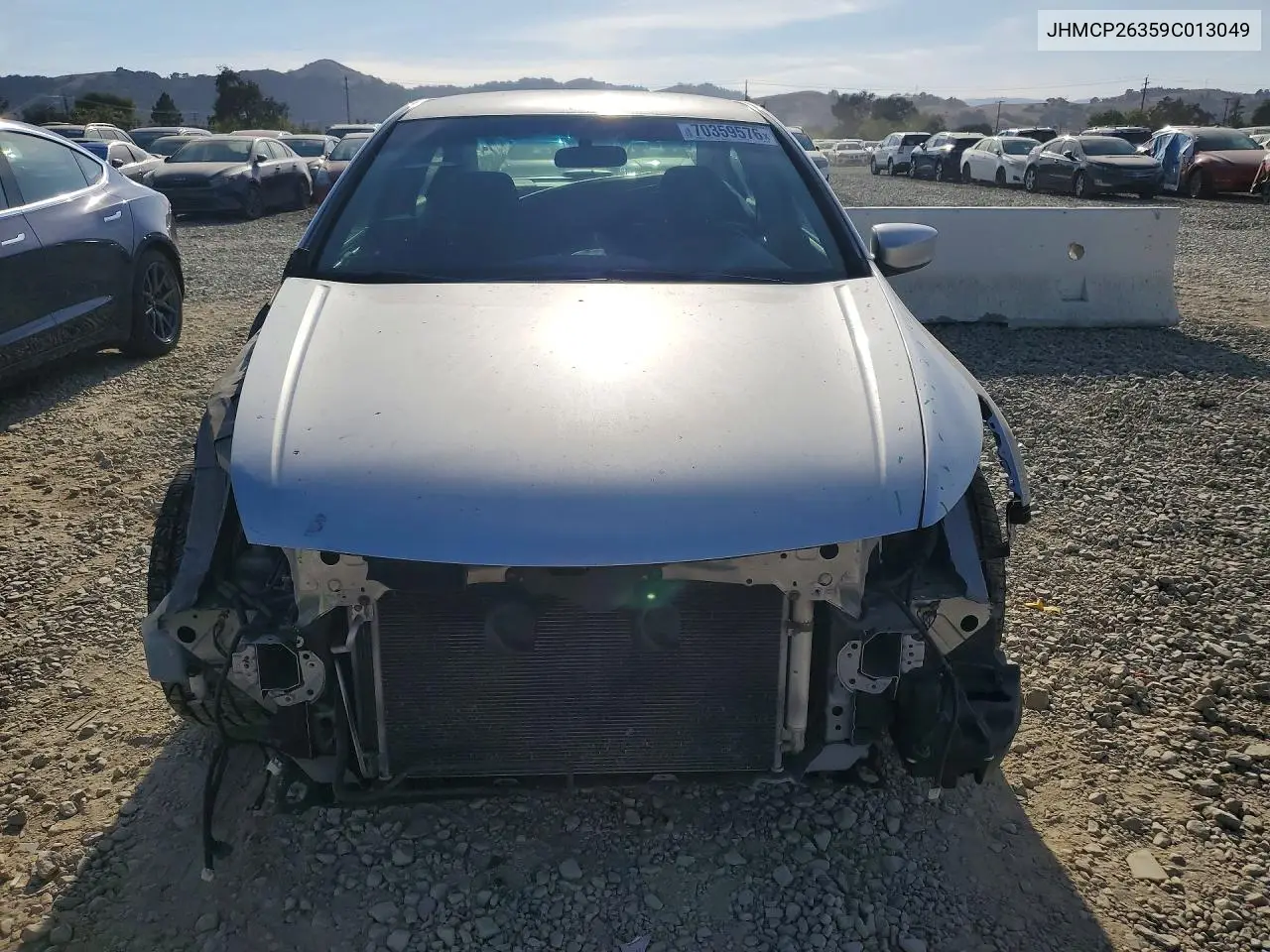 2009 HONDA ACCORD VIN JHMCP26359C013049 — фото 5