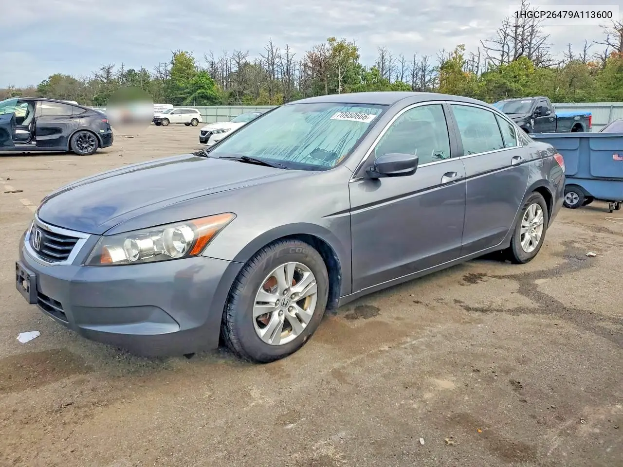 HONDA ACCORD 2009, VIN 1HGCP26479A113600