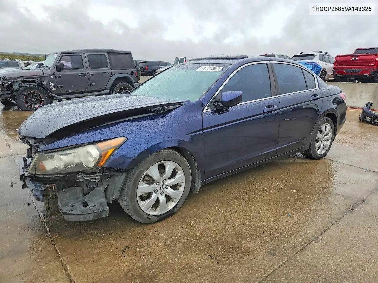HONDA ACCORD 2009, VIN 1HGCP26859A143326