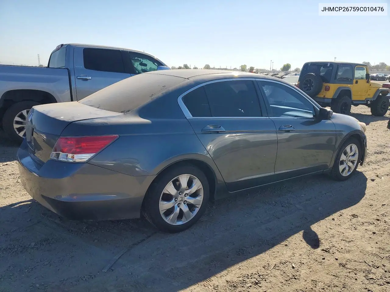 2009 HONDA ACCORD VIN JHMCP26759C010476 — фото 3