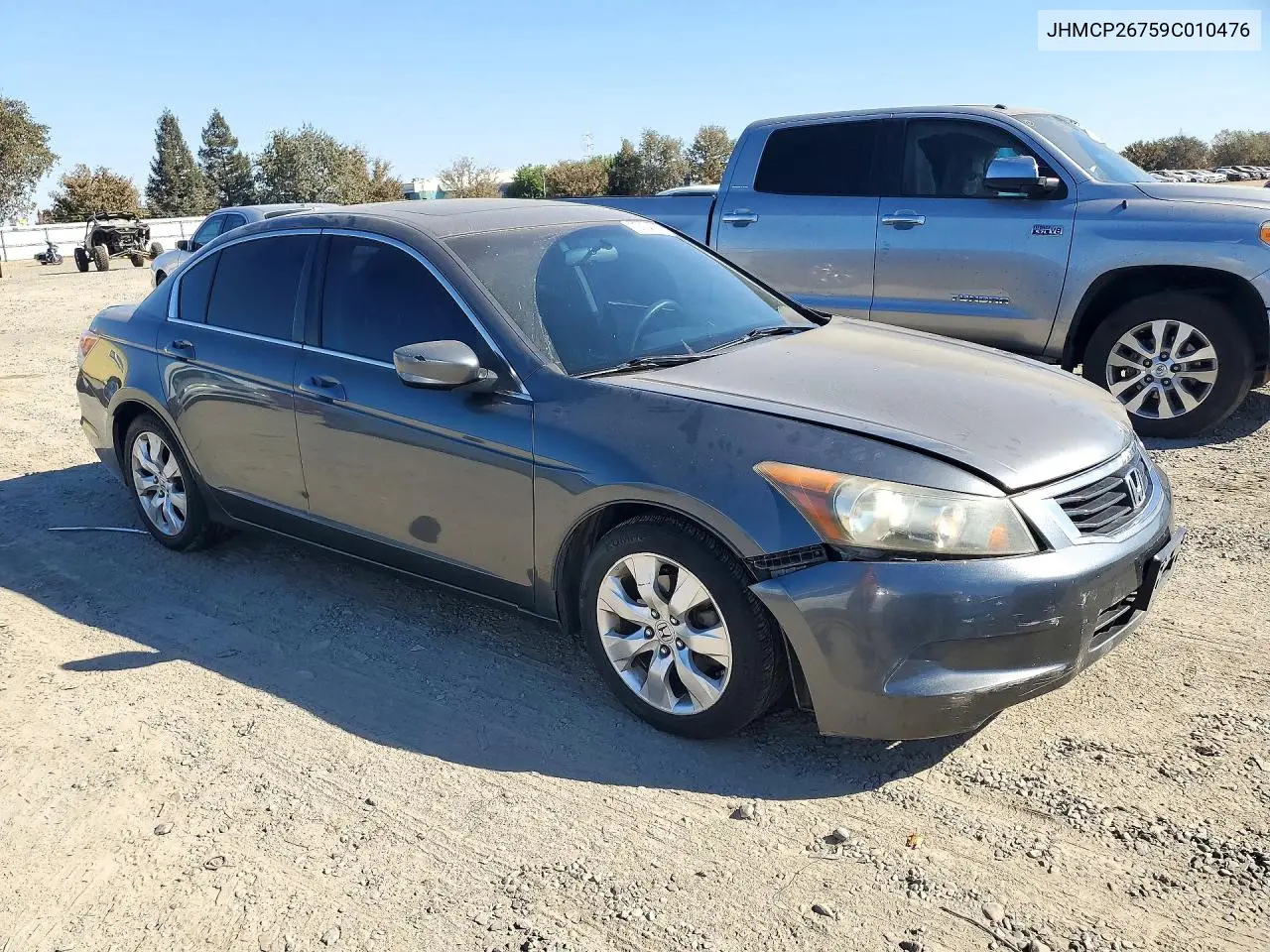 2009 HONDA ACCORD VIN JHMCP26759C010476 — фото 4