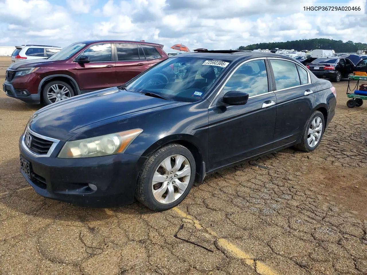 HONDA ACCORD 2009, VIN 1HGCP36729A020466