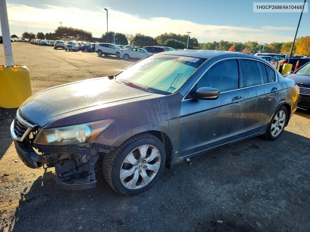 HONDA ACCORD 2009, VIN 1HGCP26869A104681