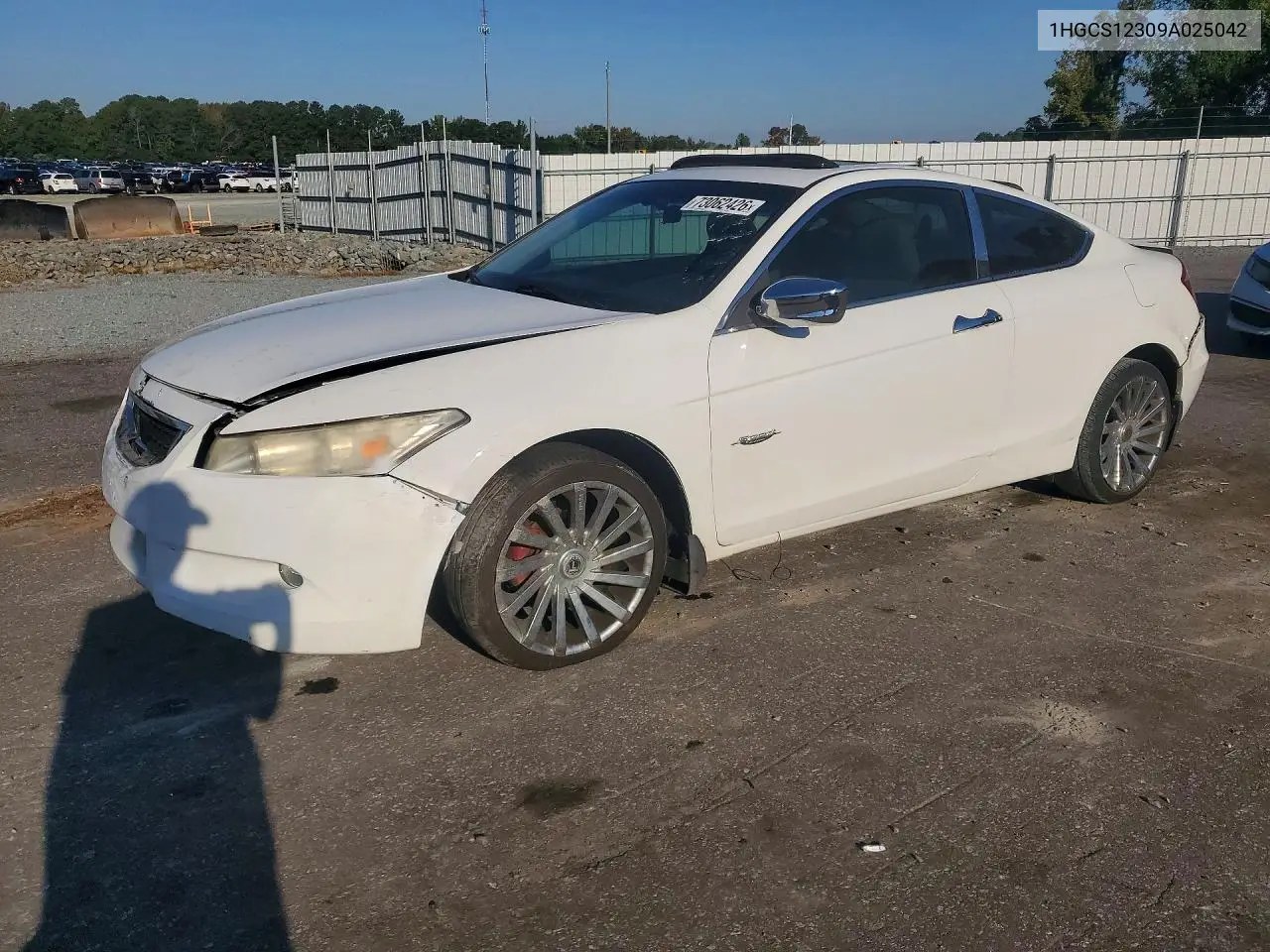 HONDA ACCORD 2009, VIN 1HGCS12309A025042