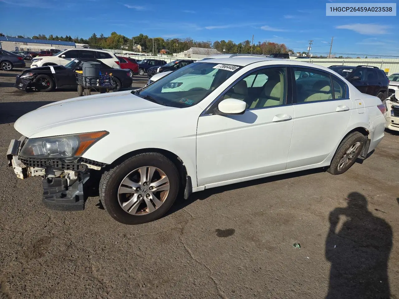 HONDA ACCORD 2009, VIN 1HGCP26459A023538