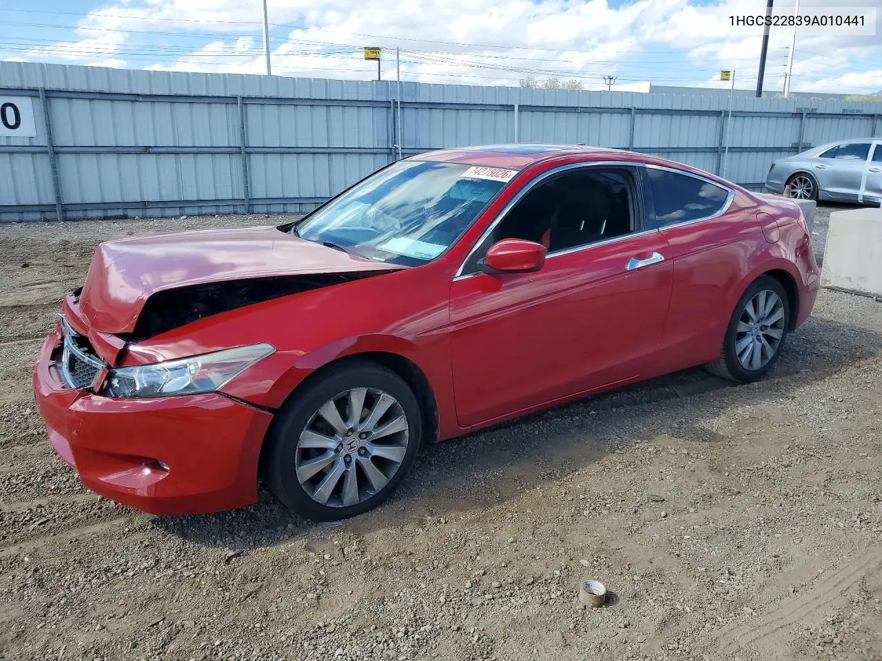 HONDA ACCORD 2009, VIN 1HGCS22839A010441