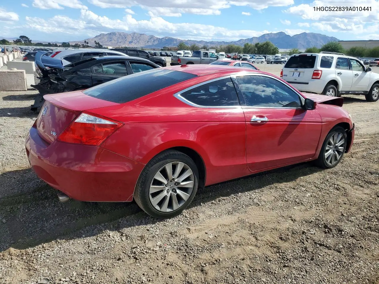 2009 HONDA ACCORD VIN 1HGCS22839A010441 — фото 3