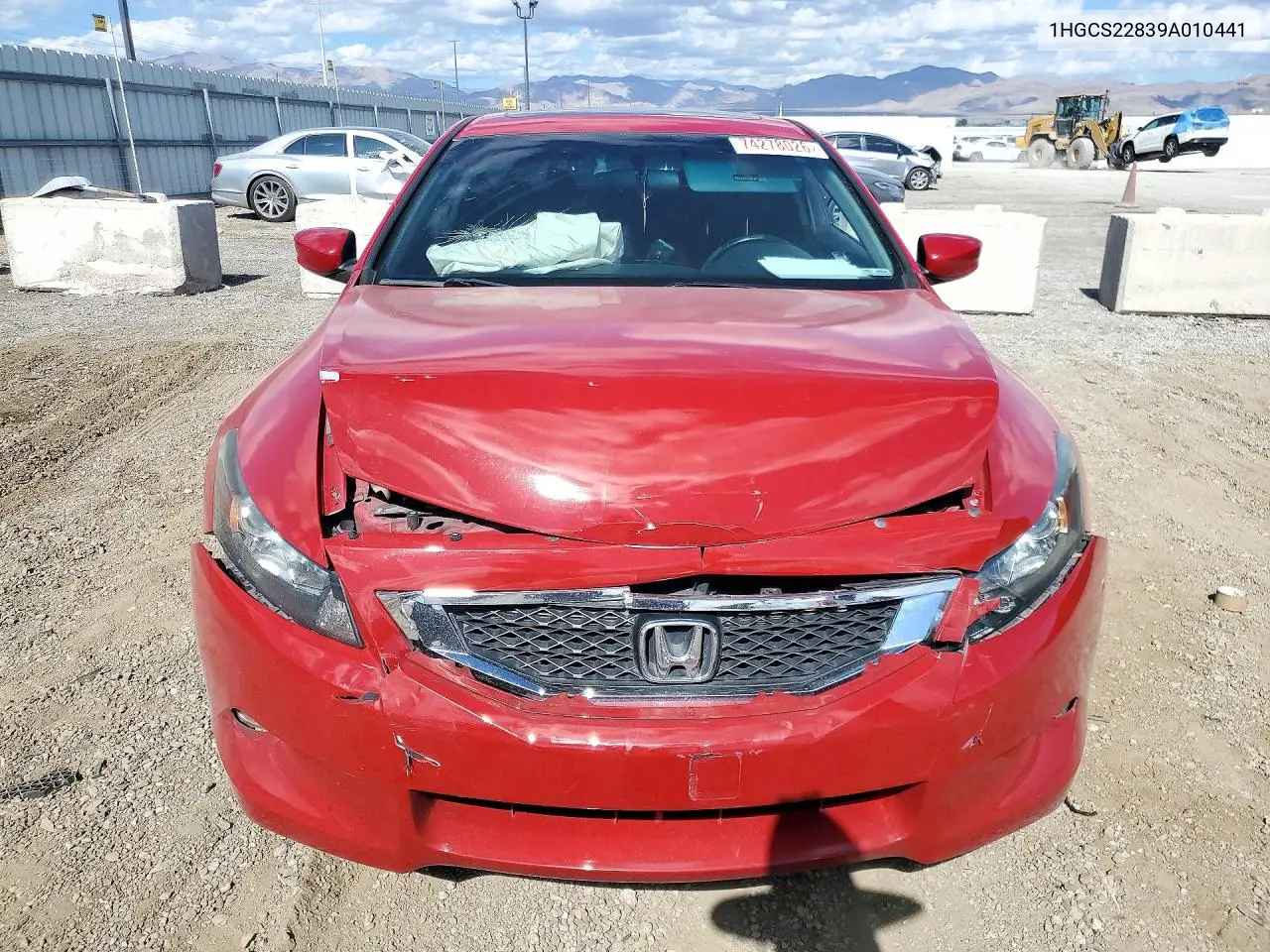 2009 HONDA ACCORD VIN 1HGCS22839A010441 — фото 5