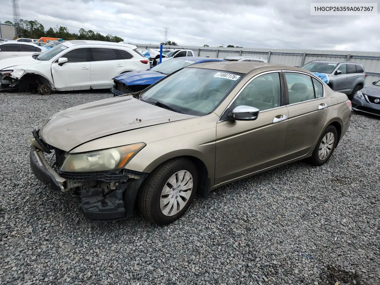 HONDA ACCORD 2009, VIN 1HGCP26359A067367