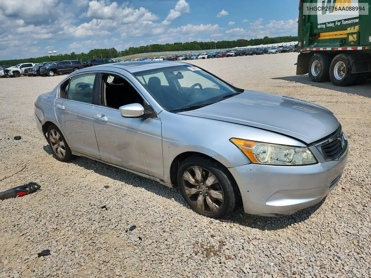 2010 HONDA ACCORD VIN 1HGCP2F76AA088994 — фото 4