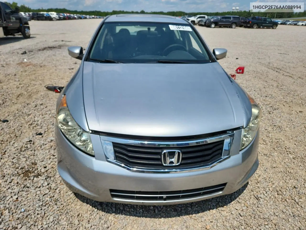 2010 HONDA ACCORD VIN 1HGCP2F76AA088994 — фото 5