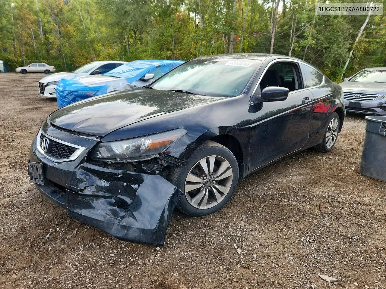 HONDA ACCORD 2010, VIN 1HGCS1B79AA800722