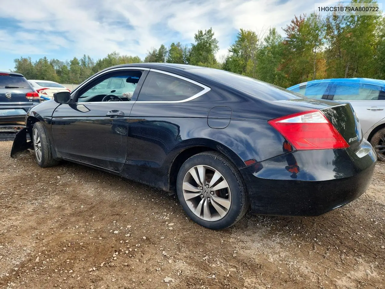 2010 HONDA ACCORD VIN 1HGCS1B79AA800722 — фото 2