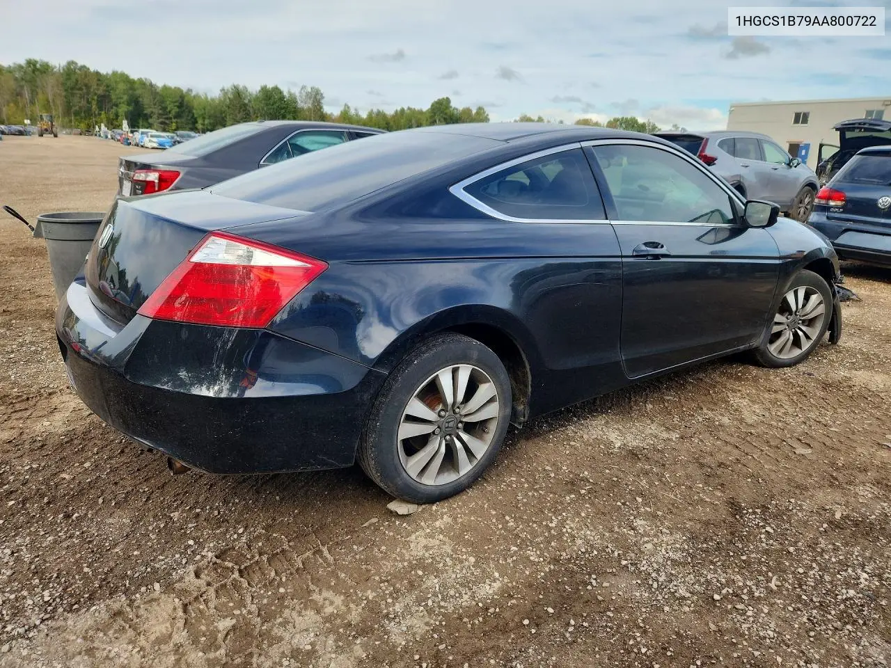 2010 HONDA ACCORD VIN 1HGCS1B79AA800722 — фото 3