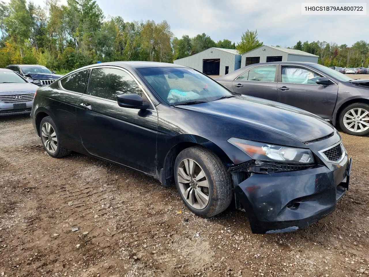 2010 HONDA ACCORD VIN 1HGCS1B79AA800722 — фото 4