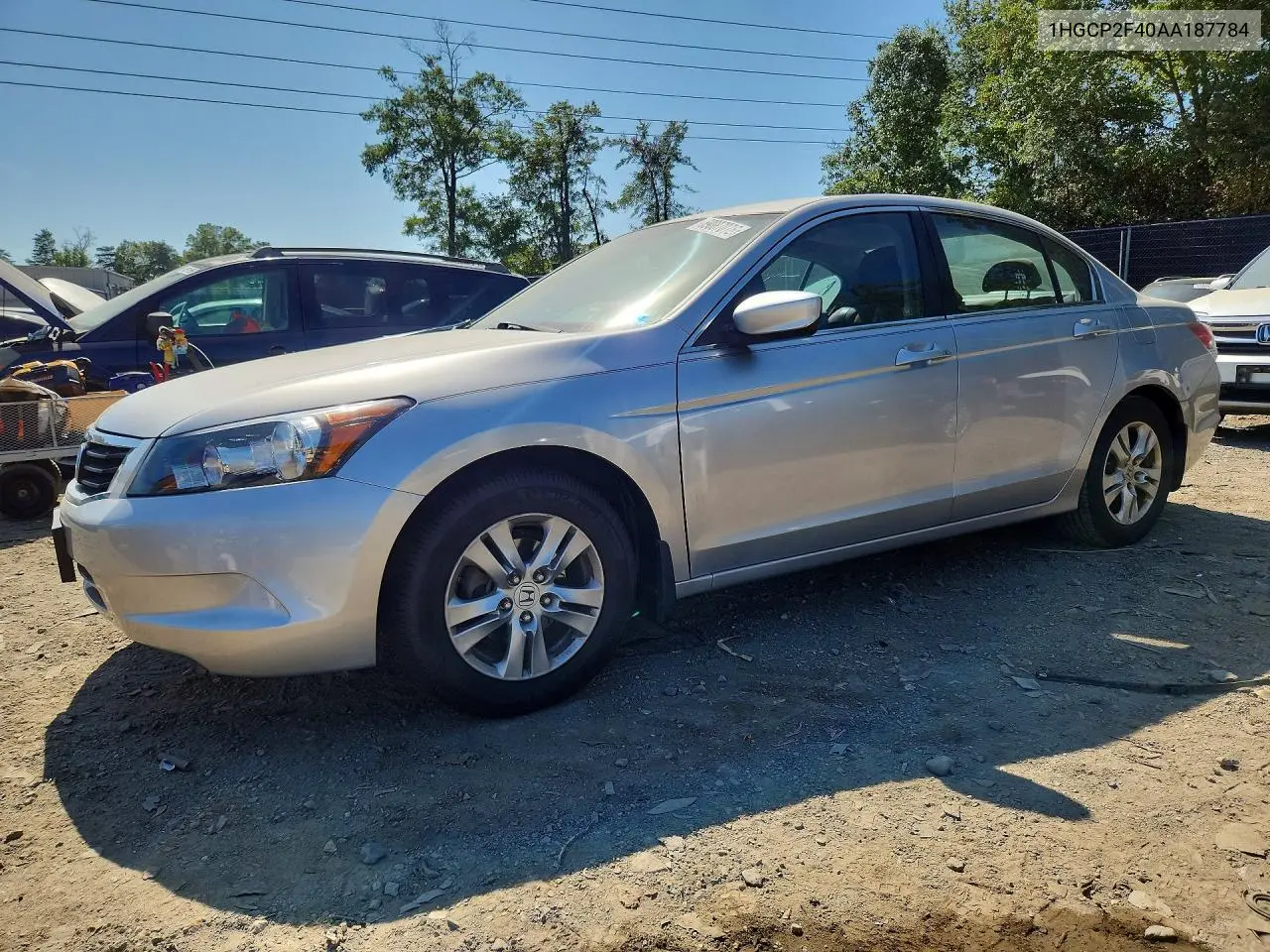 HONDA ACCORD 2010, VIN 1HGCP2F40AA187784