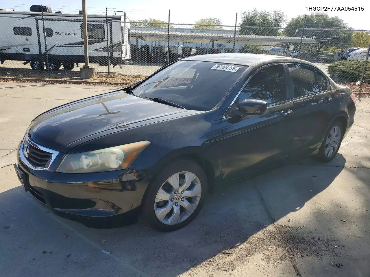 HONDA ACCORD 2010, VIN 1HGCP2F77AA054515
