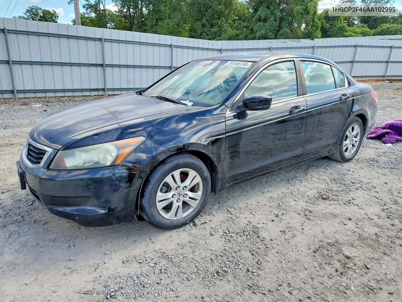 HONDA ACCORD 2010, VIN 1HGCP2F46AA102995