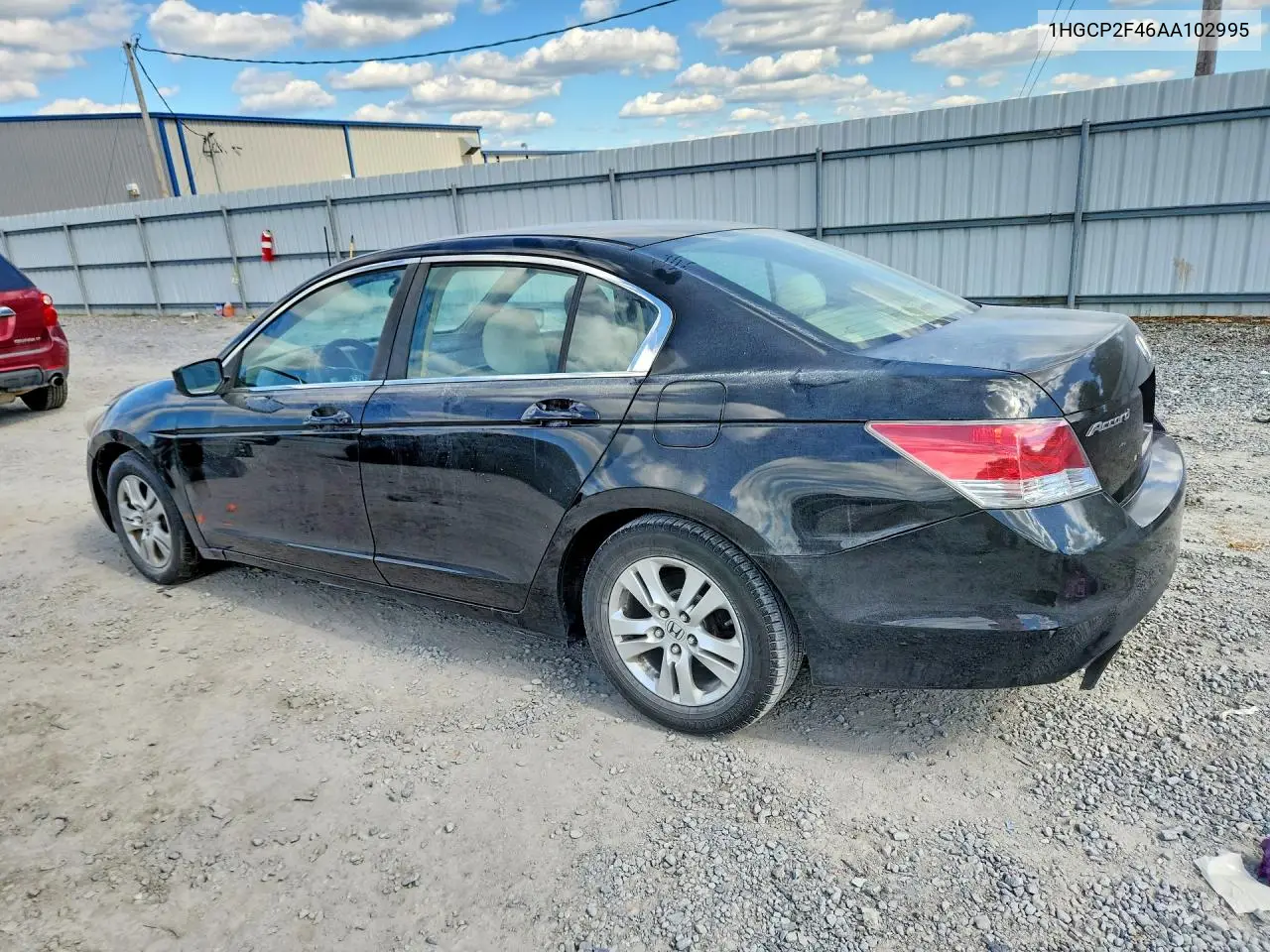 2010 HONDA ACCORD VIN 1HGCP2F46AA102995 — фото 2