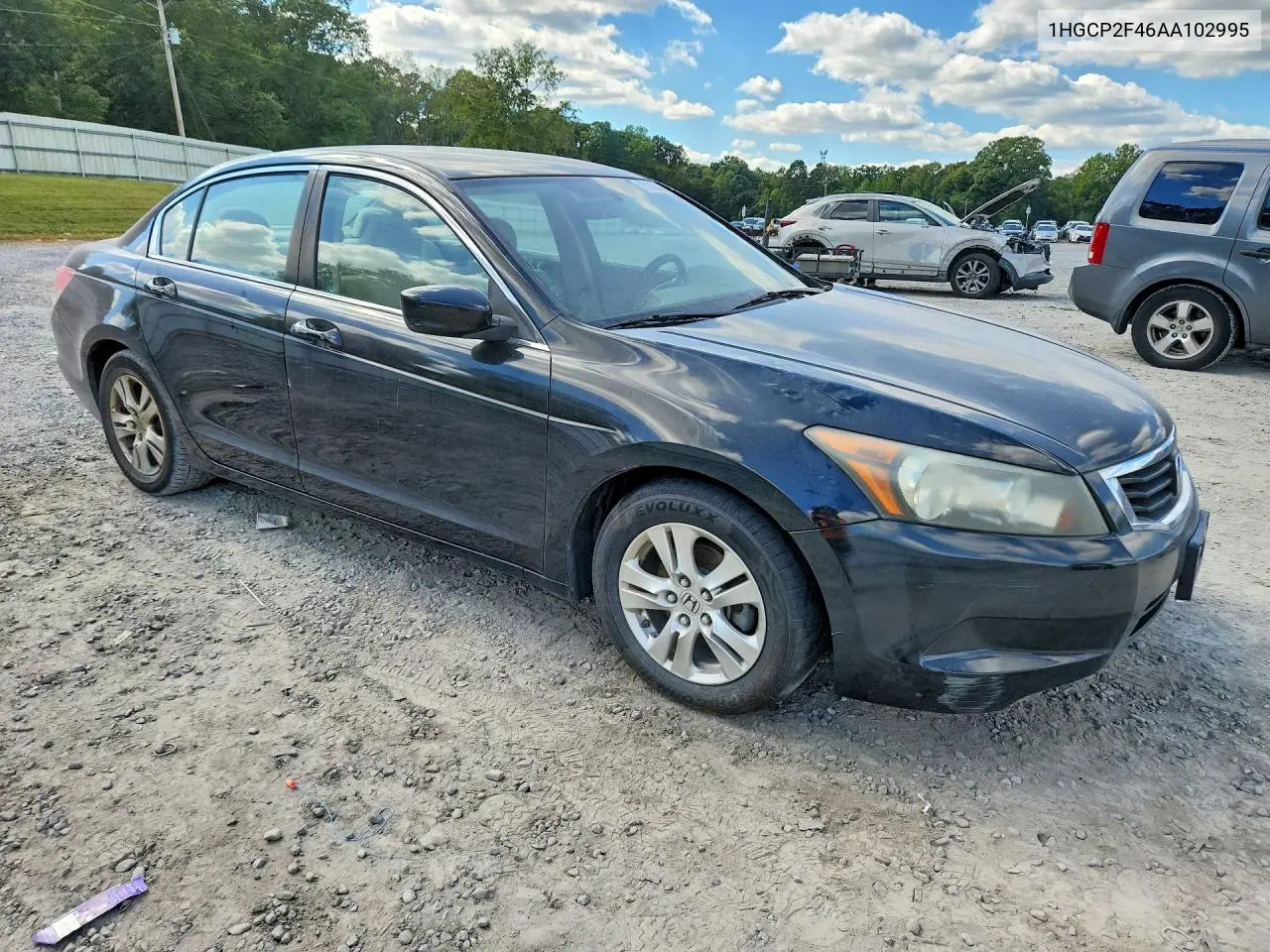 2010 HONDA ACCORD VIN 1HGCP2F46AA102995 — фото 4